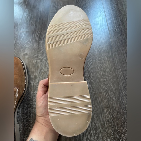 Parc City Boot Co. Men’s Brown Suede Dress Shoes - Size 10, Lace Up, Derby - Picture 7 of 9